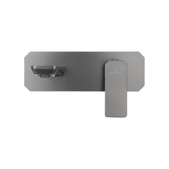 Смеситель для раковины настенный Wonzon & Woghand Diamond WW-88869011-BGM (со скрытой частью) тёмный графит фото 2