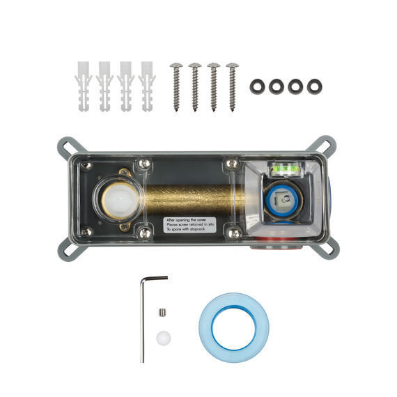 Смеситель для раковины настенный Wonzon & Woghand Fit WW-88869009-MB (со скрытой частью) чёрный фото 5