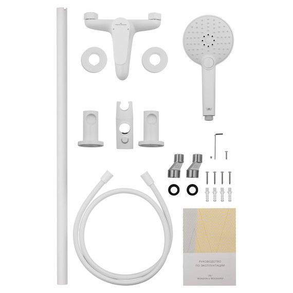 Смесители для ванны Wonzon & Woghand Alfa WW-AE3205-MW, белый фото 7