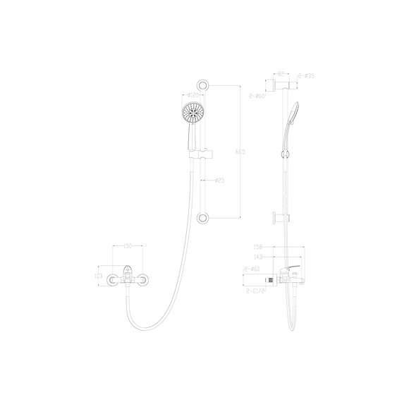 Смесители для ванны Wonzon & Woghand WW-4560-BGG, тёмный графит фото 2