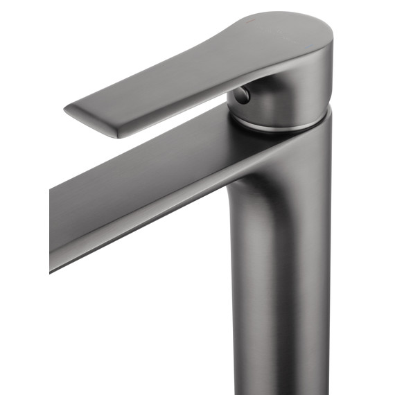 Смеситель для раковины высокий Wonzon & Woghand Brilliant WW-88019079-BGM, тёмный графит фото 4