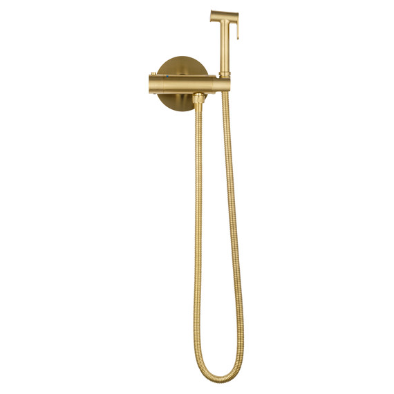 набор для гигиенического душа с термостатом Wonzon & Woghand WW-88819902-BG (со скрытой частью) золото фото 3