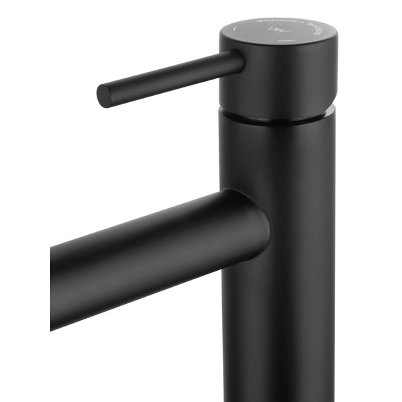 Смеситель для раковины высокий Wonzon & Woghand WW-H1064-MB, чёрный фото 4