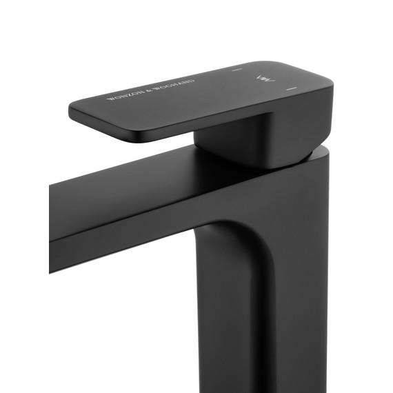 Смеситель для раковины высокий Wonzon & Woghand Arnie WW-691104-MB, чёрный фото 4