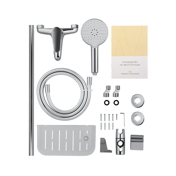 Смесители для ванны Wonzon & Woghand Alfa WW-AE3201-CR фото 6