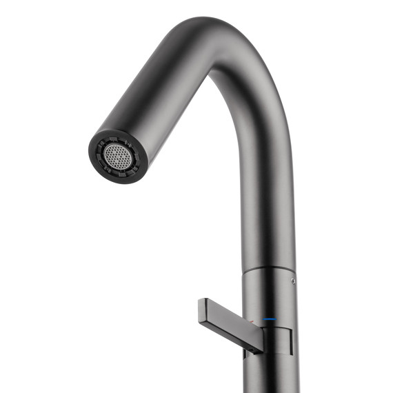 Смеситель для раковины высокий Wonzon & Woghand WW-6068-BGG, тёмный графит фото 3