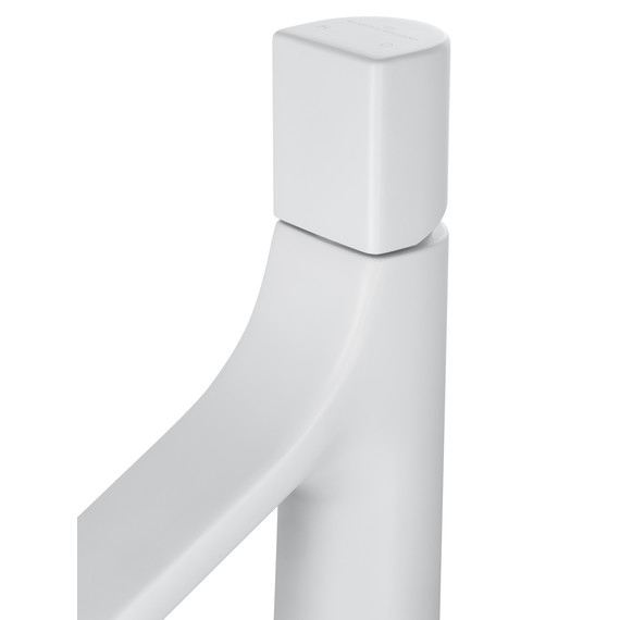 Смеситель для раковины высокий Wonzon & Woghand The one WW-H1011-MW, белый фото 4