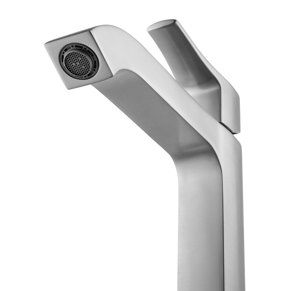 Смеситель для раковины высокий Wonzon & Woghand Flex WW-88019072-BN, никель фото 3