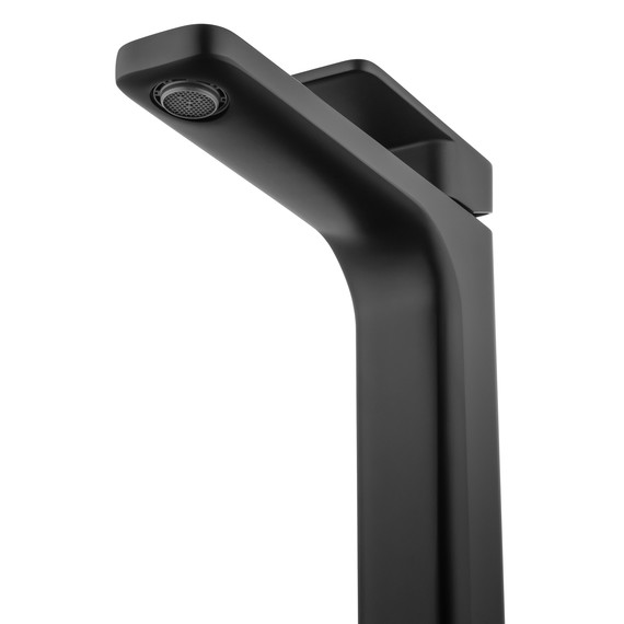 Смеситель для раковины высокий Wonzon & Woghand Arnie WW-691104-MB, чёрный фото 3