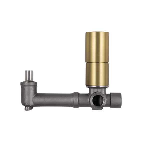 Смеситель для раковины настенный Wonzon & Woghand WW-105-BG (со скрытой частью) золото фото 4