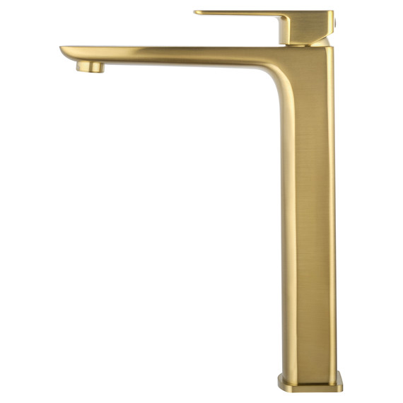 Смеситель для раковины высокий Wonzon & Woghand Edge WW-88239003-BG, золото фото 2