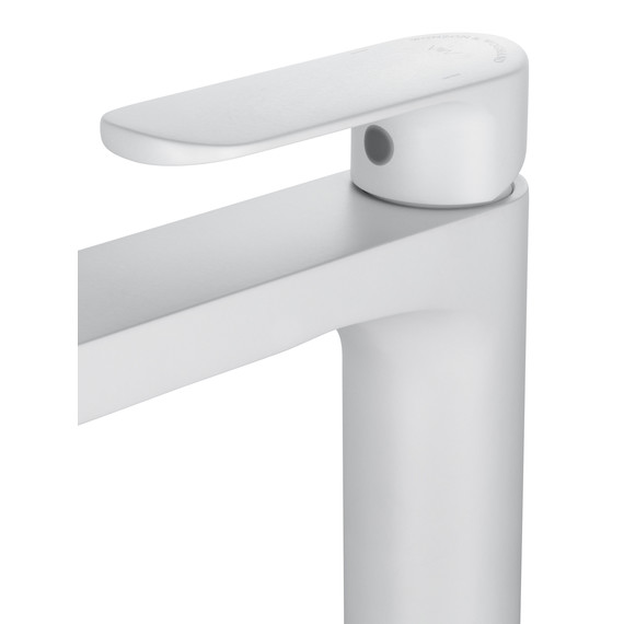 Смеситель для раковины высокий Wonzon & Woghand WW-H1034-MW, белый фото 4