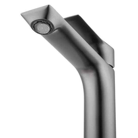 Смеситель для раковины высокий Wonzon & Woghand Brilliant WW-88019079-BGM, тёмный графит фото 3