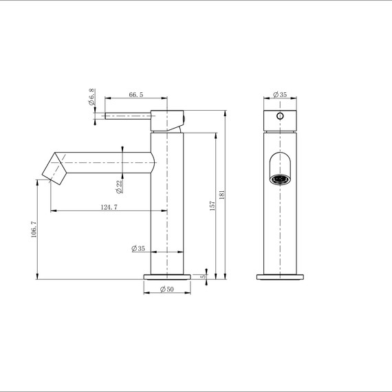 Смесители для раковины Wonzon & Woghand WW-H1063-MB, чёрный фото 3