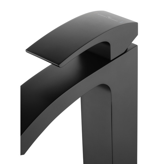 Смеситель для раковины высокий Wonzon & Woghand Fit WW-88239009-MB, чёрный фото 4