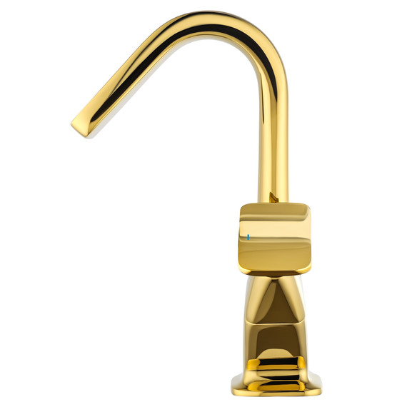 Смеситель для раковины высокий Wonzon & Woghand Shakespeare WW-651103-DG, золото фото 2