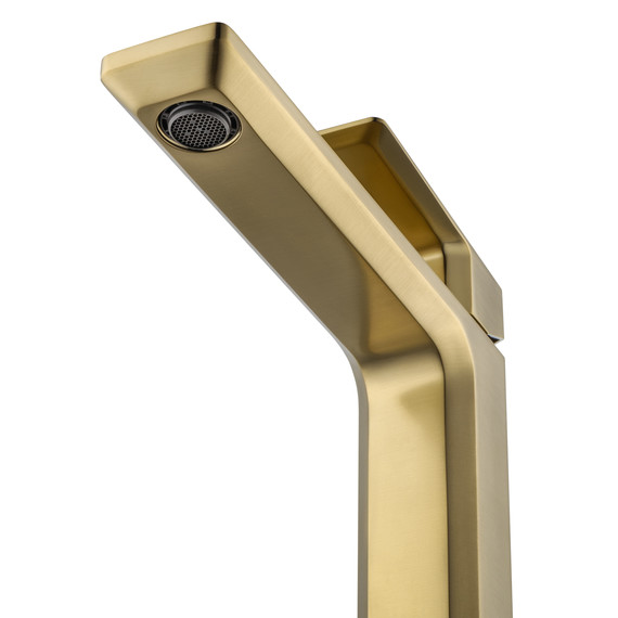 Смеситель для раковины высокий Wonzon & Woghand Diamond WW-88239011-BG, золото фото 3