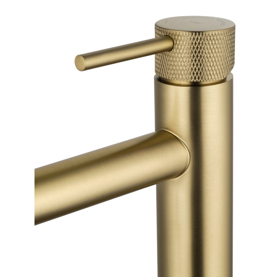 Смеситель для раковины высокий Wonzon & Woghand WW-H1062-BG, золото фото 4