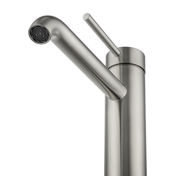 Смеситель для раковины высокий Wonzon & Woghand Stick WW-88239017-BN, никель фото 3