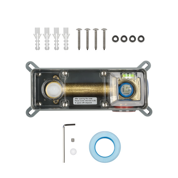 Смеситель для раковины настенный Wonzon & Woghand Fit WW-88869009-BG (со скрытой частью) золото фото 5