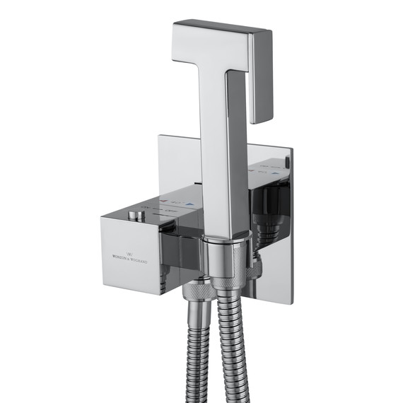 набор для гигиенического душа с термостатом Wonzon & Woghand WW-88829910-CR (со скрытой частью) фото 3