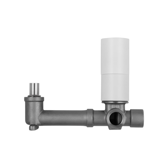 Смеситель для раковины настенный Wonzon & Woghand WW-105-MW (со скрытой частью) белый фото 5