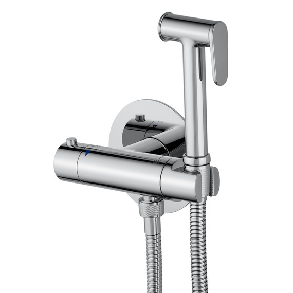 набор для гигиенического душа с термостатом Wonzon & Woghand WW-88819902-CR (со скрытой частью) фото 3