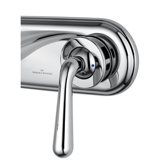 Смеситель для раковины настенный Wonzon & Woghand Steam WW-88869008-CR (со скрытой частью) фото 4