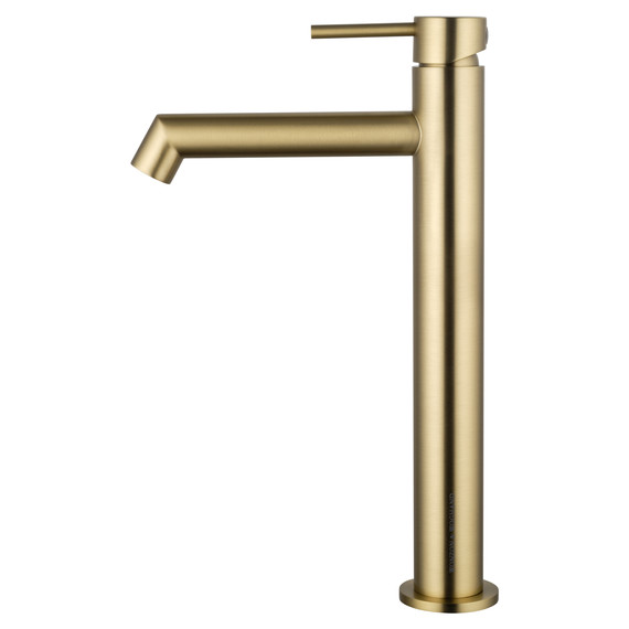 Смеситель для раковины высокий Wonzon & Woghand WW-H1064-BG, золото фото 2