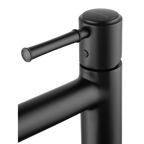 Смеситель для раковины высокий Wonzon & Woghand Tor WW-88019073-MB, чёрный фото 4