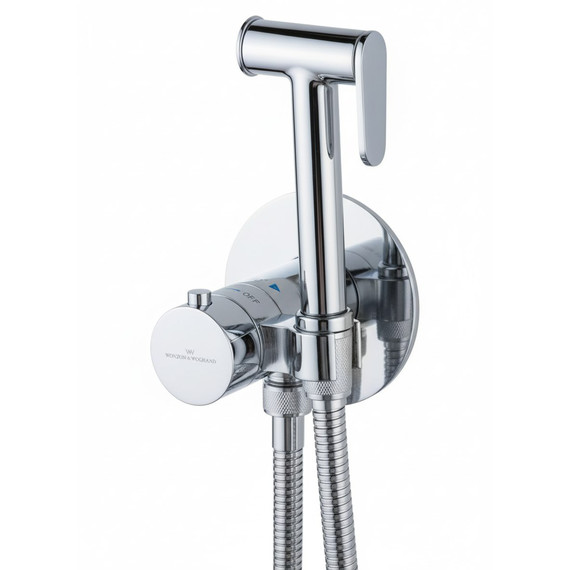 набор для гигиенического душа с термостатом Wonzon & Woghand WW-88829909-CR (со скрытой частью) фото 3