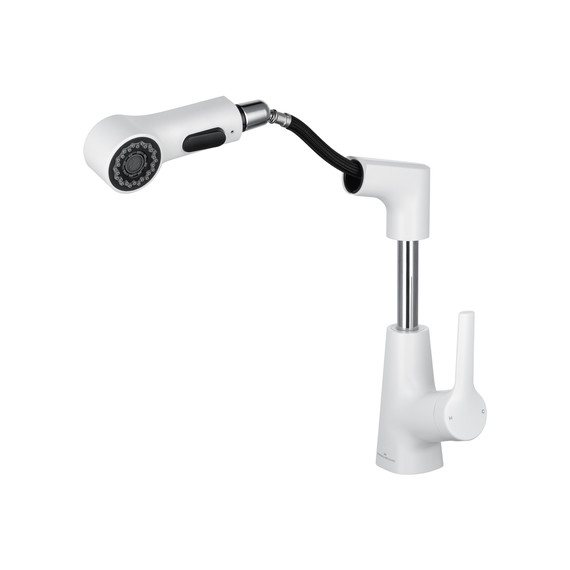 Смесители для раковины Wonzon & Woghand WW-121B108-MW, белый фото 2