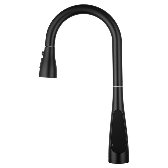 Смесители для кухни Wonzon & Woghand WW-121E201B-MB, чёрный фото 4