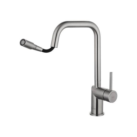 Смесители для кухни Wonzon & Woghand WW-6018-BS, никель фото 2