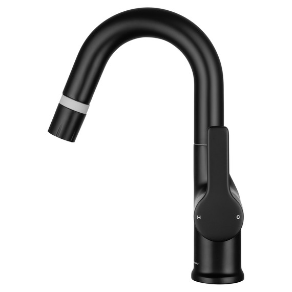 Смесители для раковины Wonzon & Woghand WW-FE01L212-MB, чёрный фото 3