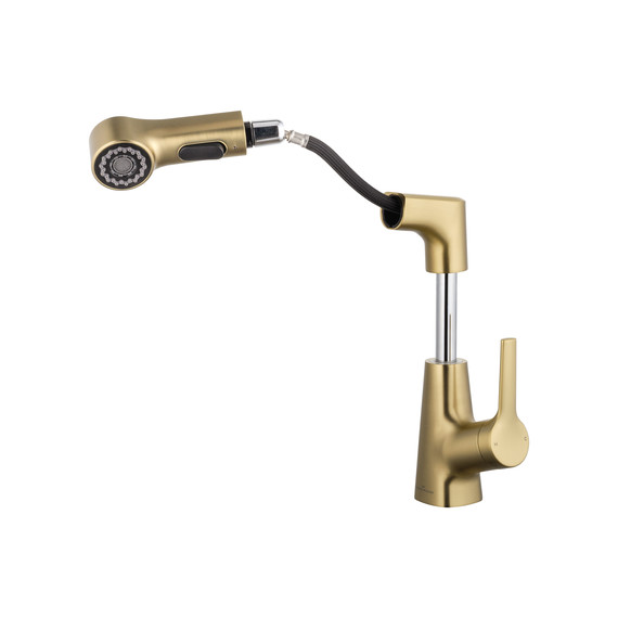 Смесители для раковины Wonzon & Woghand WW-121B108-BG, золото фото 2