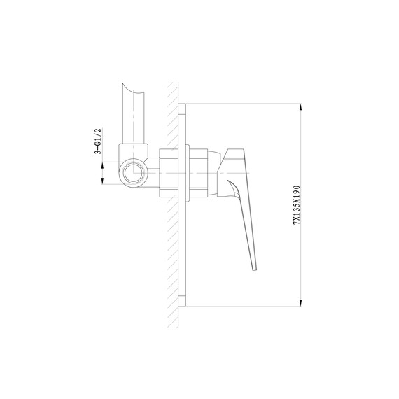 Смесители для душа Wonzon & Woghand Athens WW-084700-CR (со скрытой частью) фото 6