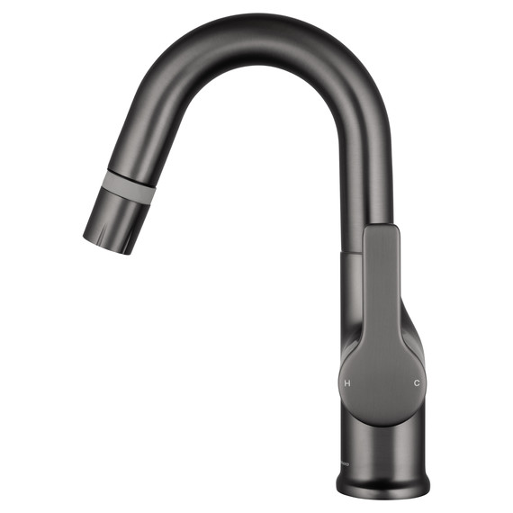 Смесители для раковины Wonzon & Woghand WW-FE01L212-BGG, тёмный графит фото 3