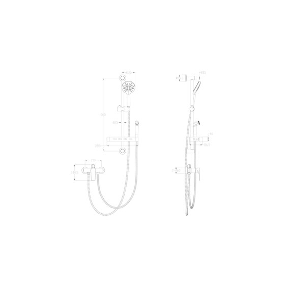 Смесители для душа Wonzon & Woghand WW-A31003-CR фото 2