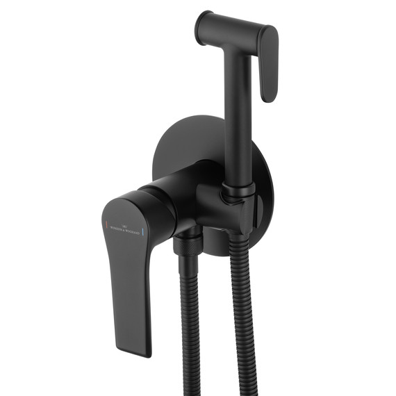 набор для гигиенического душа Wonzon & Woghand Brilliant WW-88829079-MB (со скрытой частью) чёрный фото 3