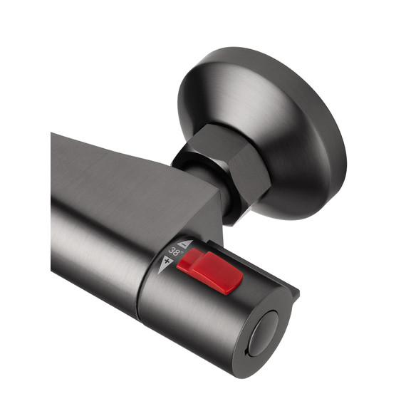 Смесители для душа с термостатом Wonzon & Woghand Inn WW-B2005-A-BGG, тёмный графит фото 5