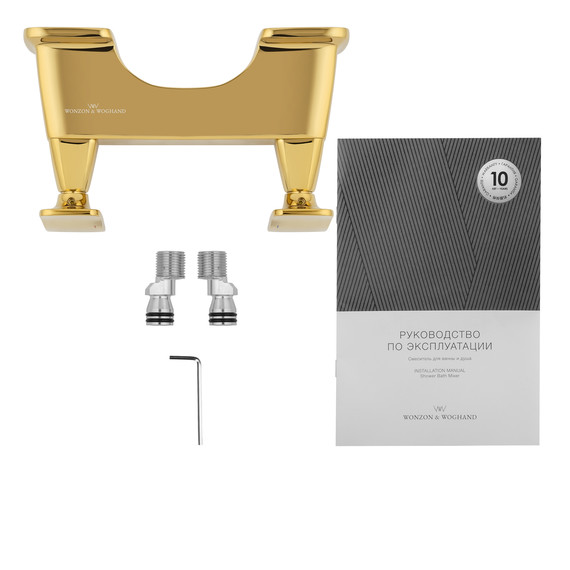 Смесители для душа Wonzon & Woghand Shakespeare WW-654101-DG, золото фото 5