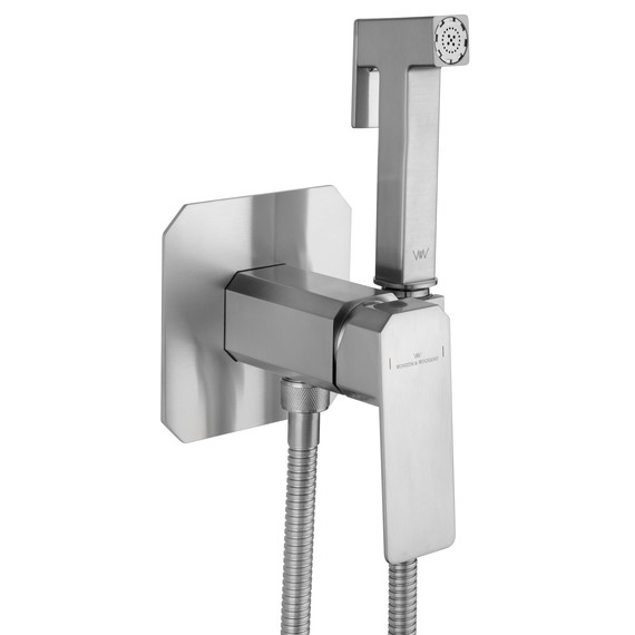 набор для гигиенического душа Wonzon & Woghand Diamond WW-88829011-BN (со скрытой частью) никель фото 4