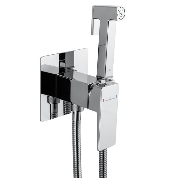 набор для гигиенического душа Wonzon & Woghand Cube 2.0 WW-88829068-CR (со скрытой частью) фото 4