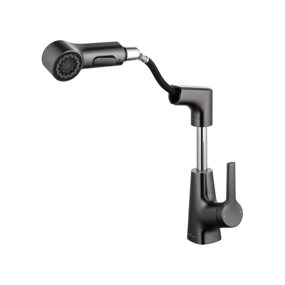Смесители для раковины Wonzon & Woghand WW-121B108-BGG, тёмный графит фото 2