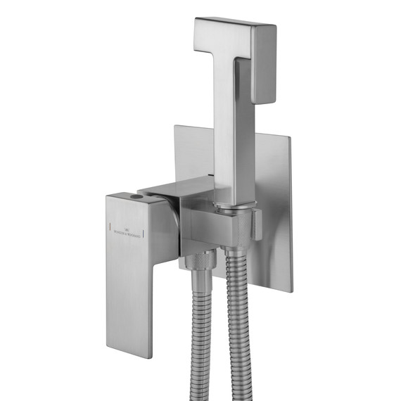 набор для гигиенического душа Wonzon & Woghand Cube WW-88829016-BN (со скрытой частью) никель фото 3