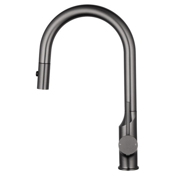 Смесители для кухни Wonzon & Woghand WW-A21252-BGG, тёмный графит фото 3