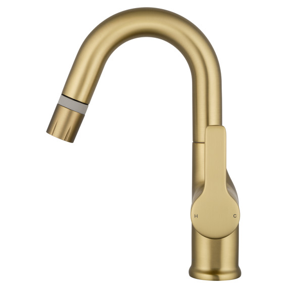 Смесители для раковины Wonzon & Woghand WW-FE01L212-BG, золото фото 3