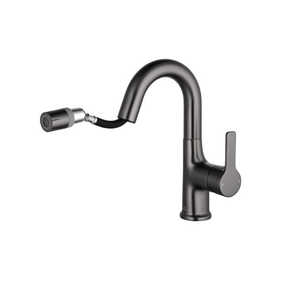 Смесители для раковины Wonzon & Woghand WW-FE01L212-BGG, тёмный графит фото 2