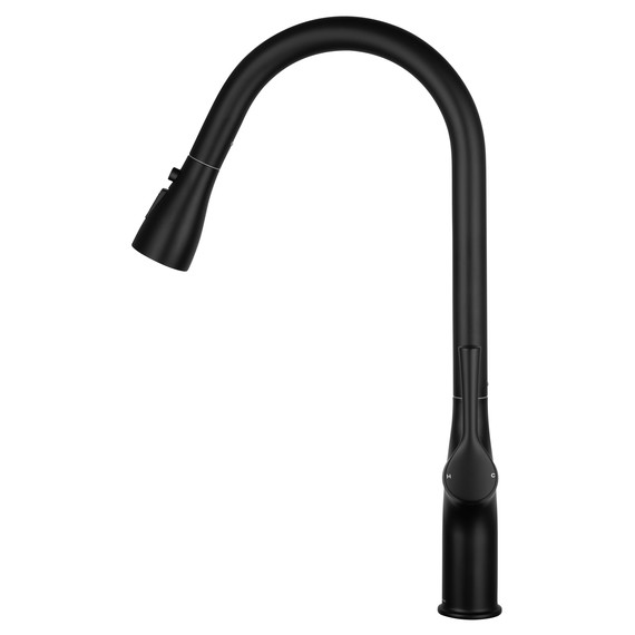 Смесители для кухни Wonzon & Woghand WW-AE54123-MB, чёрный фото 3